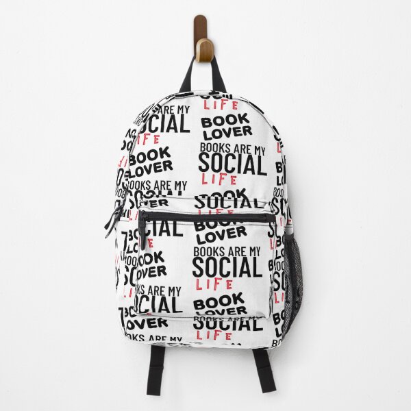 Item preview, BOOKS ARE MY SOCIAL LIFE designed and sold by BestCoolStuff.