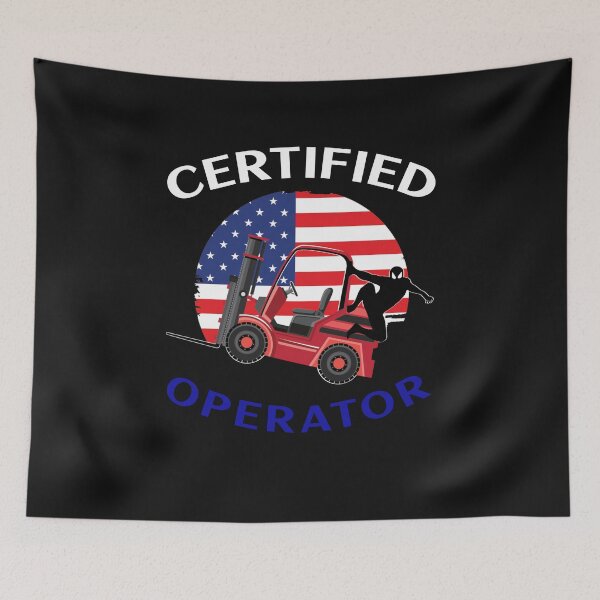 Item preview, Forklift Ninja Certified Forklift Operator FWRB designed and sold by TeamsterLife.