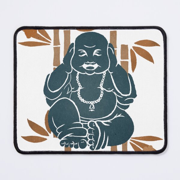 Item preview, Hear no evil monk with flowers transparent designed and sold by ZorressaArt.