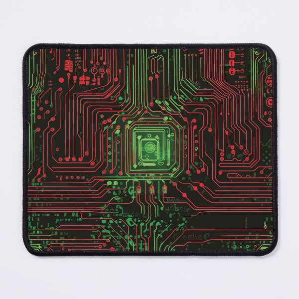 Item preview, Red and Neon Green Circuitry designed and sold by DaniGirls.