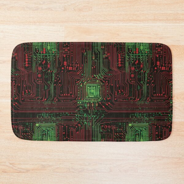 Item preview, Red and Neon Green Circuitry designed and sold by DaniGirls.