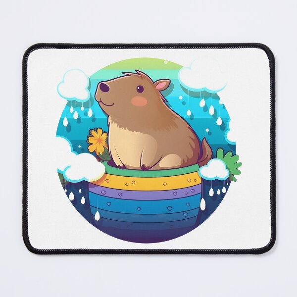 Item preview, Sitting Capybara designed and sold by TTcarnival.