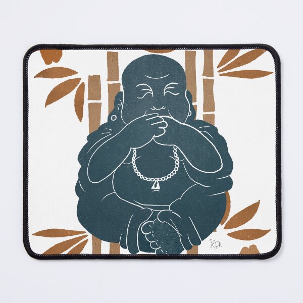 Item preview, Speak no evil monk with flowers transparent designed and sold by ZorressaArt.