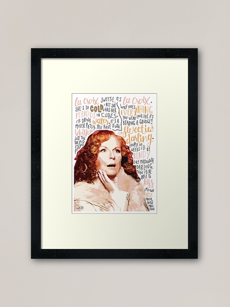 Edina Monsoon Framed Art Print By Naomillustrates Redbubble