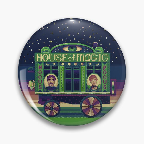 Item preview, Magic Circus Wagon Pixel Art designed and sold by HeatherUnderground.