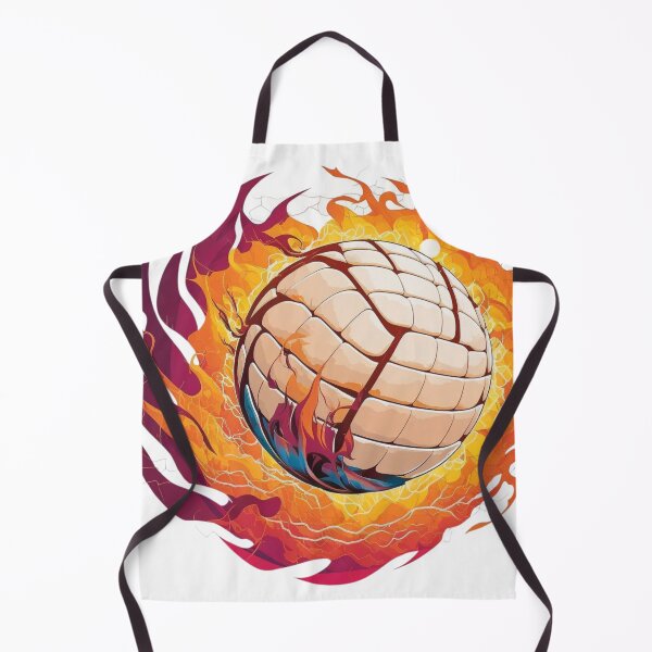 Artikelvorschau, Flammender Volleyball entworfen und verkauft von Element115Gear.