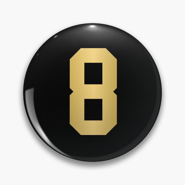 Item preview, Golden Number 8 - Sports Numbers  designed and sold by NECHSTORE.