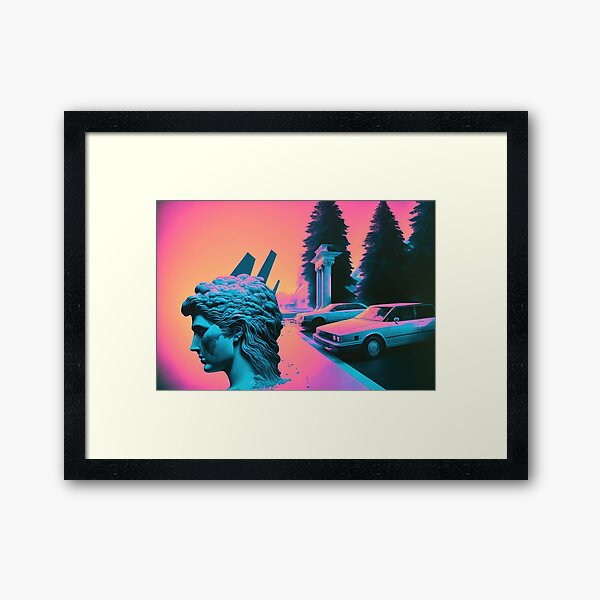 Item preview, Neo-Classical Oasis: A Vaporwave Fusion of Past and Present designed and sold by Mullet Monkey.