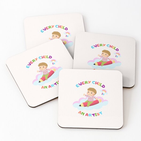 Item preview, Every child is an artist. Cartoon style  designed and sold by Pearl67.