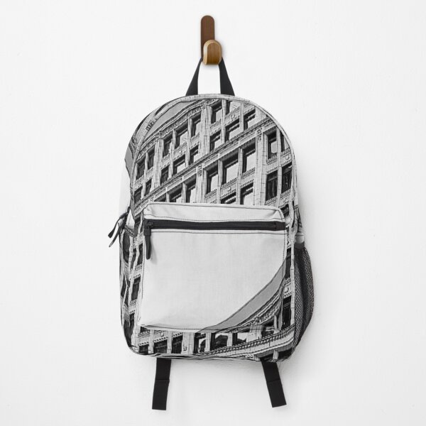 Item preview, Black & White Building Facade Corner designed and sold by ArchiTATT.
