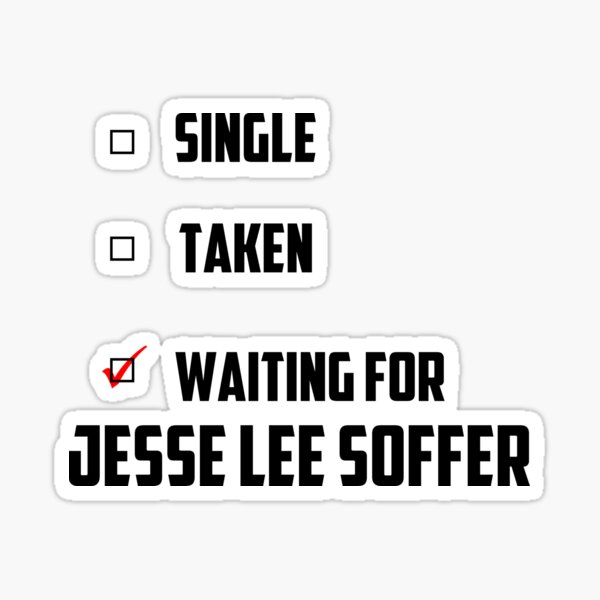 Waiting For Jesse Lee Soffer Sticker