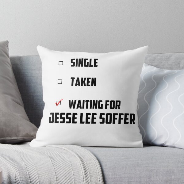 Waiting For Jesse Lee Soffer Throw Pillow