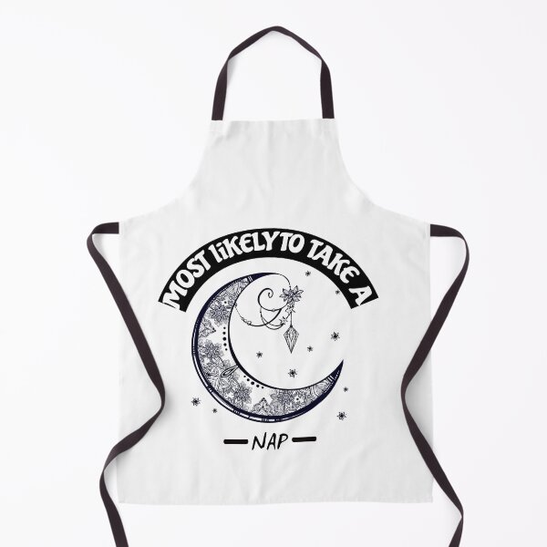 Item preview, Most Likely To Take A Nap quote, cool moon design. designed and sold by Artista-shop.