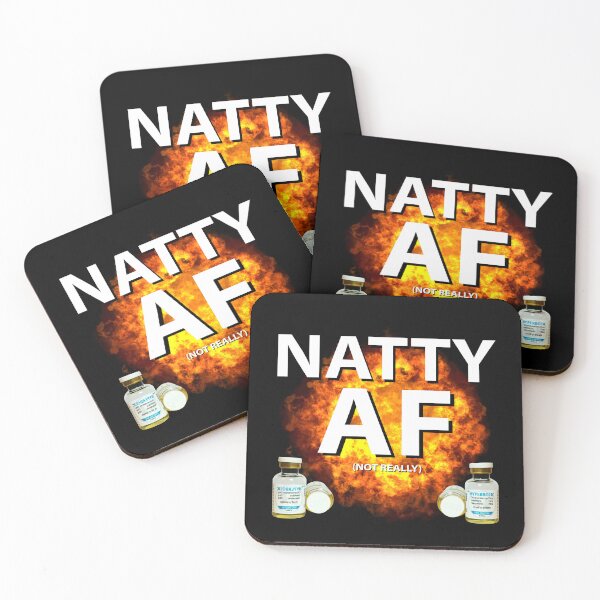Item preview, Natty AF Natural Bodybuilding Design Jim Gym Funny Workout designed and sold by Princeps-.