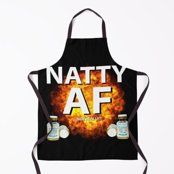 Item preview, Natty AF Natural Bodybuilding Design Jim Gym Funny Workout designed and sold by Princeps-.