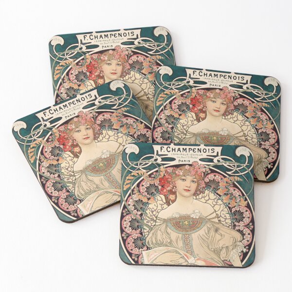 Item preview, F. Champenois Imprimeur-Editeur, by Alphonse Mucha designed and sold by paperpark.