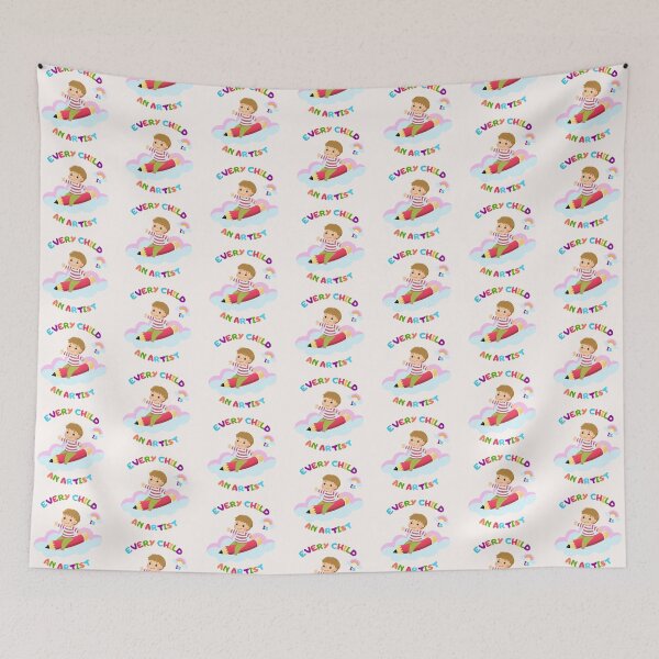 Item preview, Every child is an artist. Cartoon style  designed and sold by Pearl67.