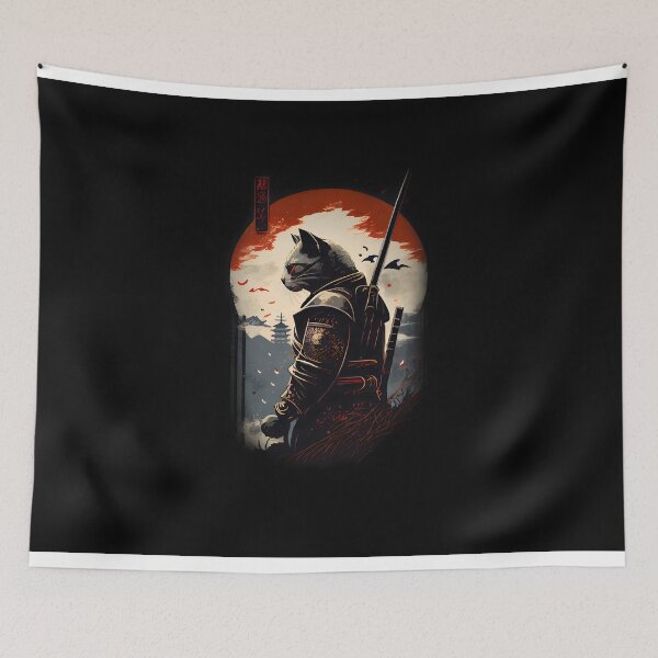 Item preview, Japanese Samurai Cat designed and sold by Zissou92.