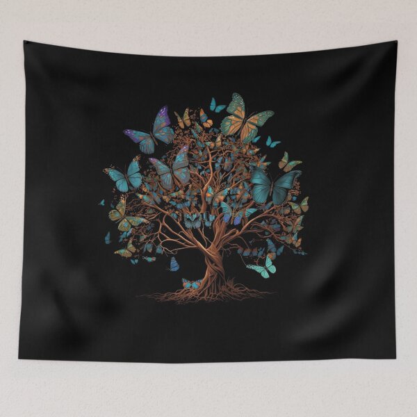 Item preview, Beautiful Tree with Butterflies designed and sold by DiamondPixel.