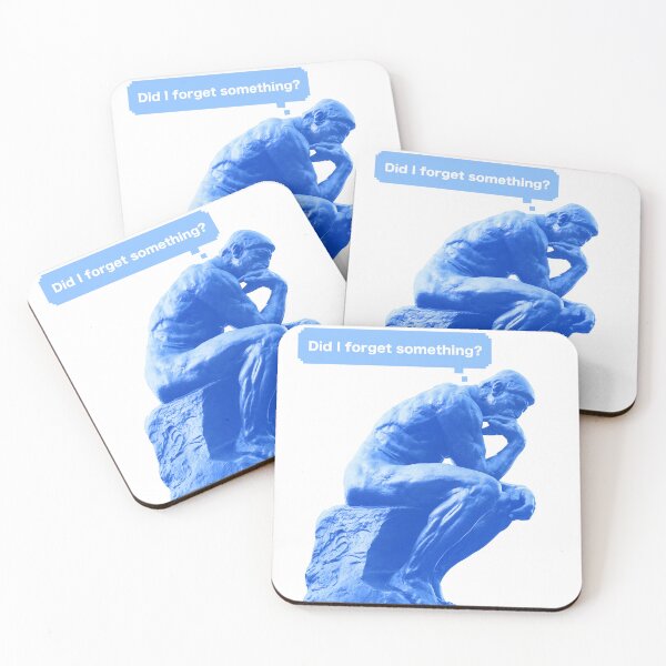 Item preview, Blue funny forgot memes stickers designed and sold by RhythmK.