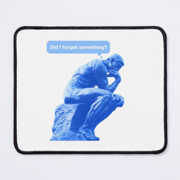 Item preview, Blue funny forgot memes stickers designed and sold by RhythmK.