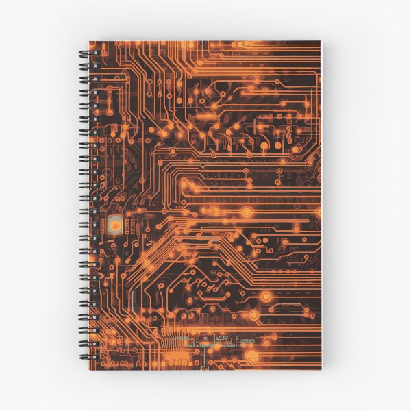 Item preview, Neon Orange Circuitry designed and sold by DaniGirls.