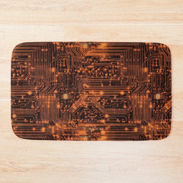Item preview, Neon Orange Circuitry designed and sold by DaniGirls.