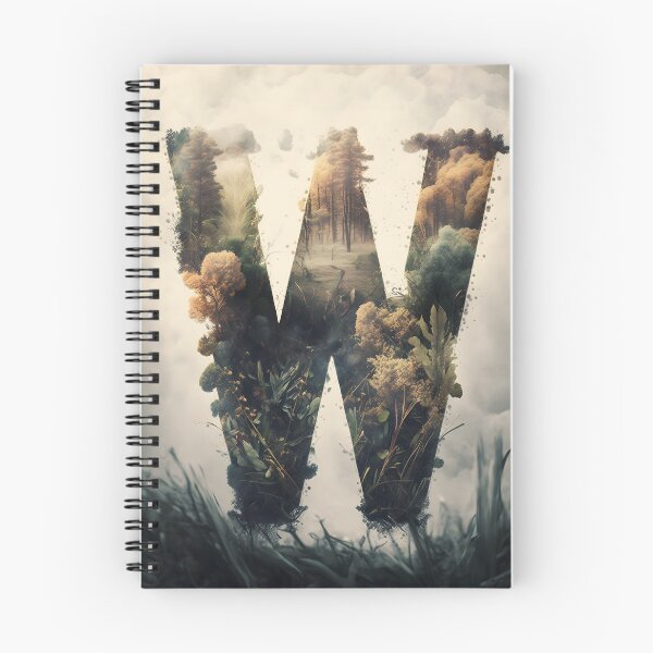 Artikelvorschau, Letter W Double Exposure entworfen und verkauft von dotperinchart.