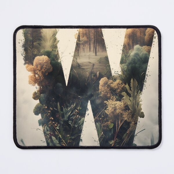 Item preview, Letter W Double Exposure designed and sold by dotperinchart.