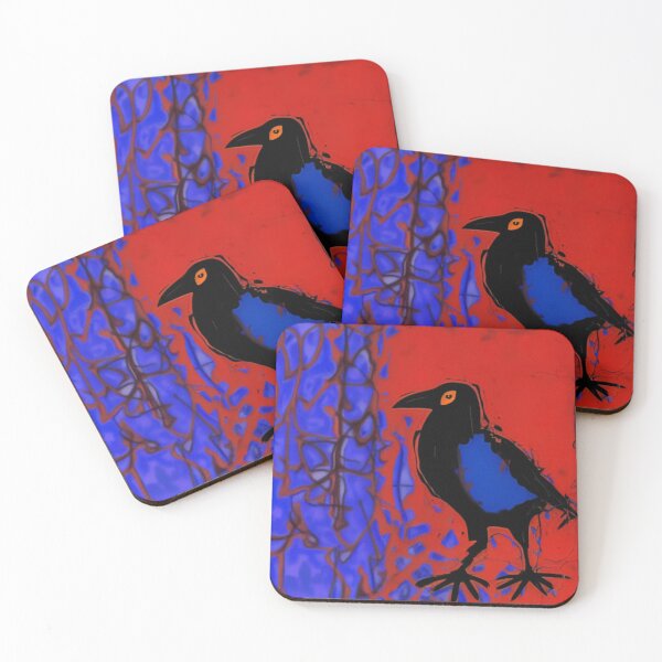 Item preview, Black raven painting designed and sold by rolffimages.