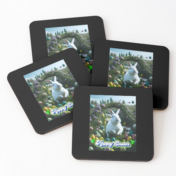 Item preview, Happy Easter Rabbit Eggs Grassy Field designed and sold by teewearstyle.