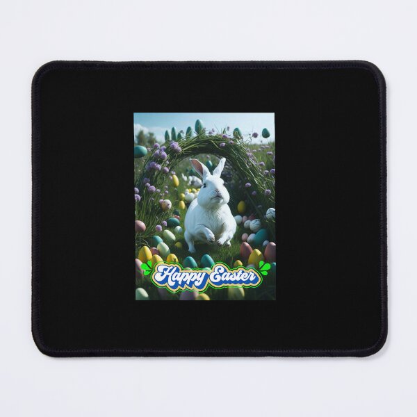 Item preview, Happy Easter Rabbit Eggs Grassy Field designed and sold by teewearstyle.