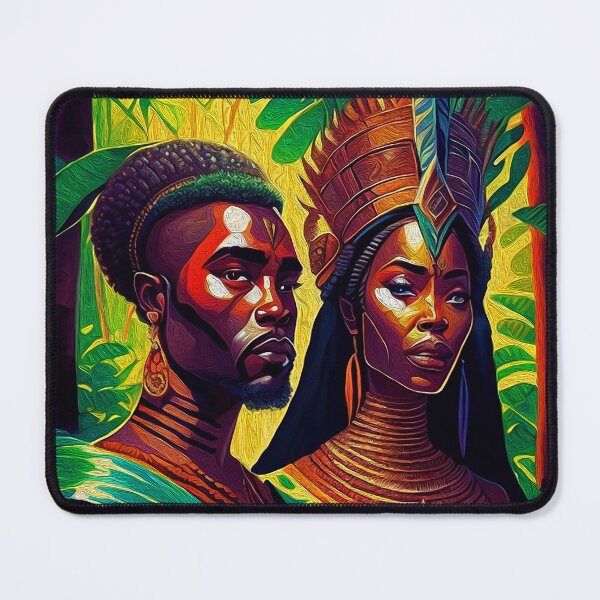 Item preview, Royal African Couple in the Jungle designed and sold by Emerald-Treasure.