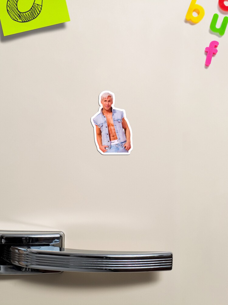 Ryan Gosling as Ken Sticker for Sale by DrMemes