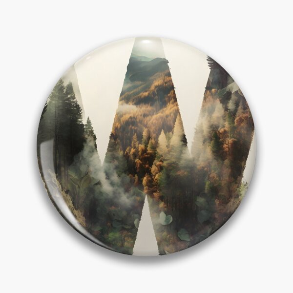 Item preview, Letter W Double Exposure designed and sold by dotperinchart.
