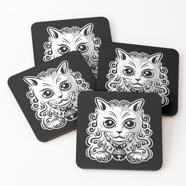 Item preview, Deified White Cat  designed and sold by BATKEI ART.