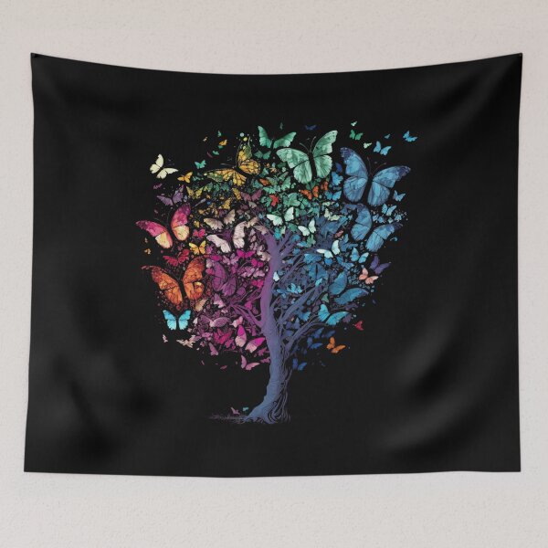 Item preview, Beautiful Tree with Butterflies designed and sold by DiamondPixel.