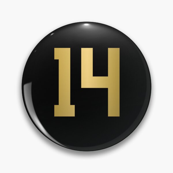 Item preview, Golden Number 14 - Sports Numbers  designed and sold by NECHSTORE.