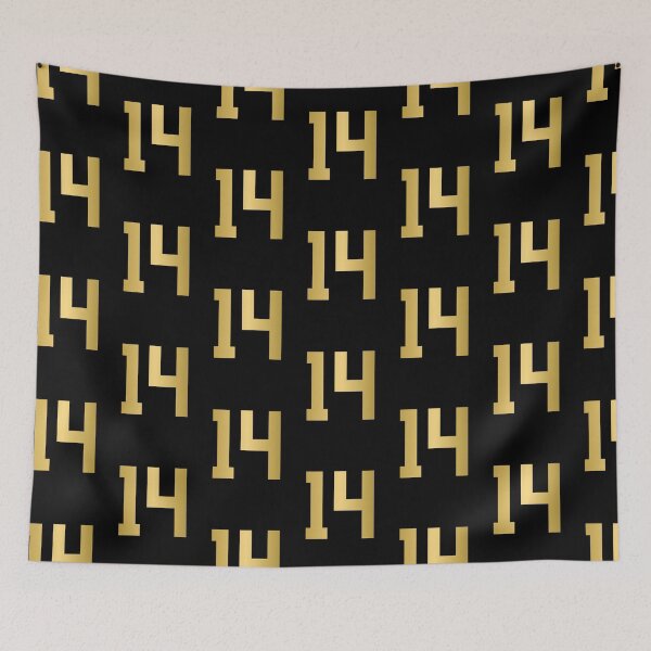 Item preview, Golden Number 14 - Sports Numbers  designed and sold by NECHSTORE.