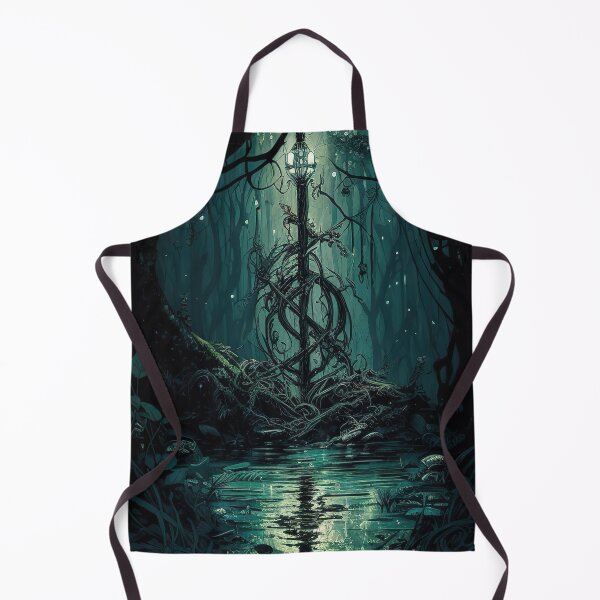 Artikelvorschau, Mysteriöse überflutete Waldillustration entworfen und verkauft von RK - Shop.