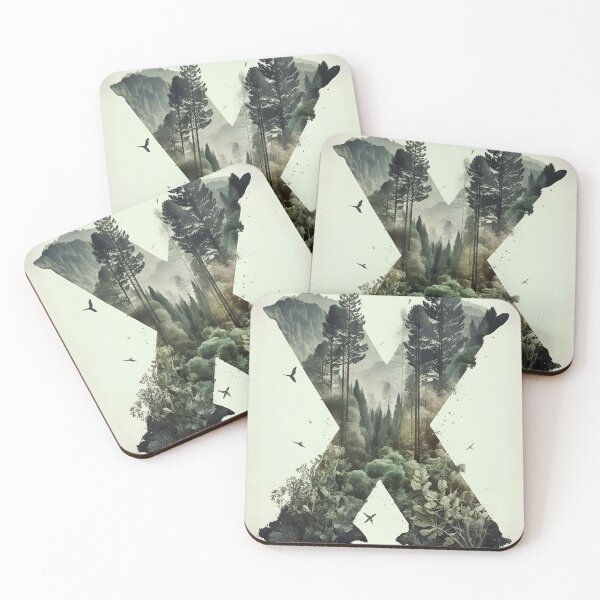 Item preview, Letter X Double Exposure designed and sold by dotperinchart.