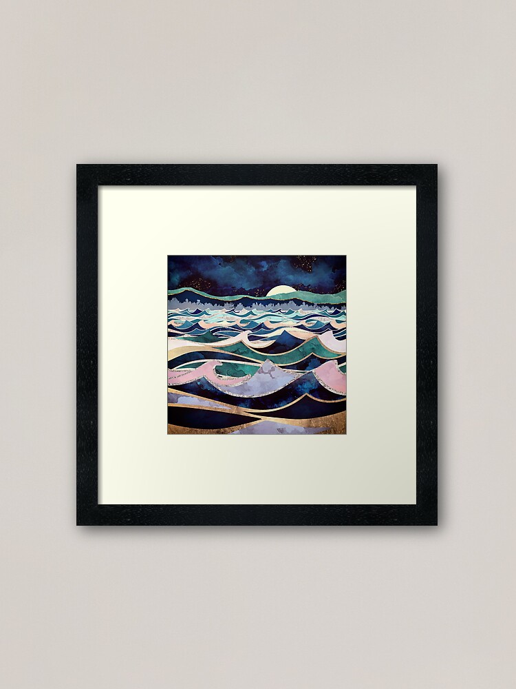 Alternate view of Moonlit Ocean Framed Art Print