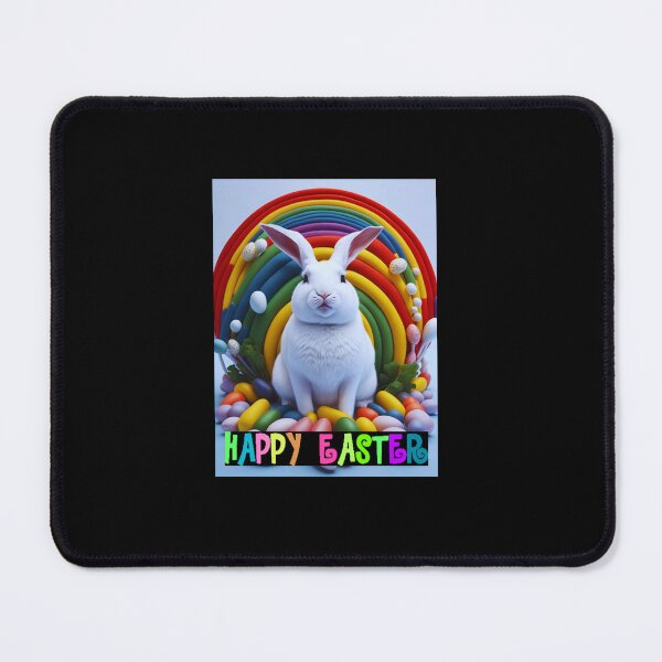 Item preview, Happy Easter Rabbit Eggs Rainbow designed and sold by teewearstyle.