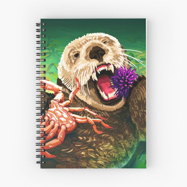 Item preview, Sea Otter Snacking On An Urchin designed and sold by burneyarts.