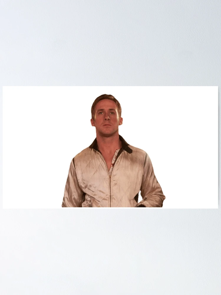 Ryan Gosling Obama movie meme Sticker for Sale by DrMemes