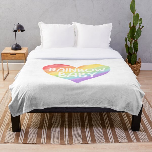 Item preview, corazón arco iris bebé designed and sold by BoomBoomBaby.