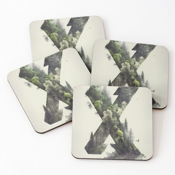 Item preview, Letter X Double Exposure designed and sold by dotperinchart.