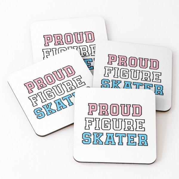 Item preview, Proud Figure Skater - Transgender Pride designed and sold by QCuLT.
