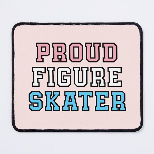 Item preview, Proud Figure Skater - Transgender Pride designed and sold by QCuLT.