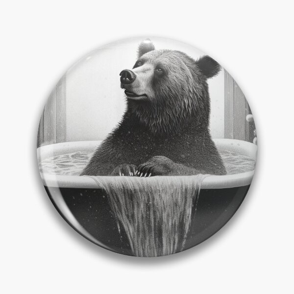 Item preview, Grizzly Bear Taking A Bath designed and sold by Richard Montag.